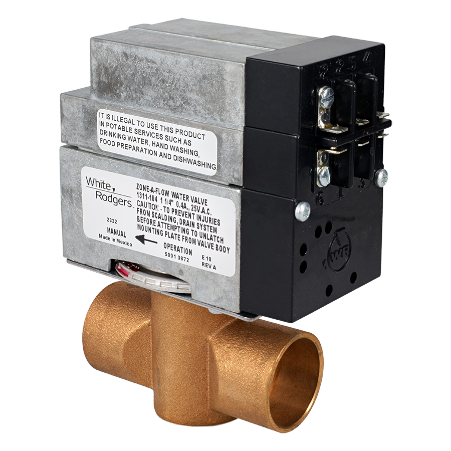 ZONE VALVE 1-1/4in 3 WIRE WHITE RODGERS | Behler-Young