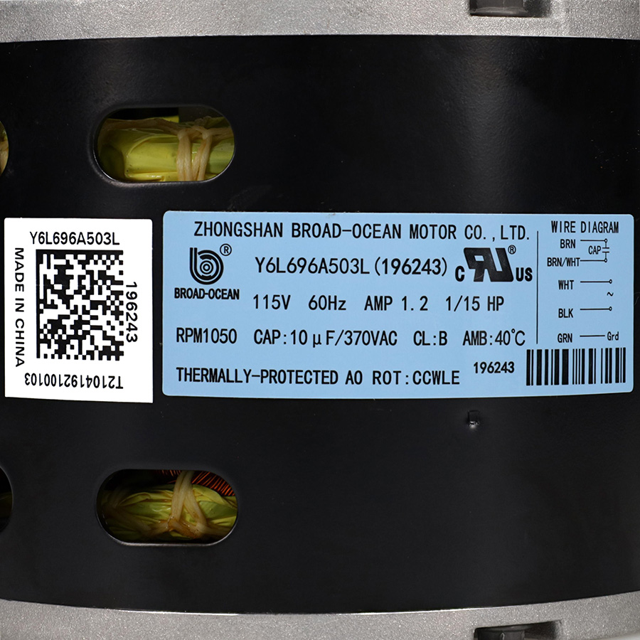 FAN MOTOR REZNOR | Behler-Young